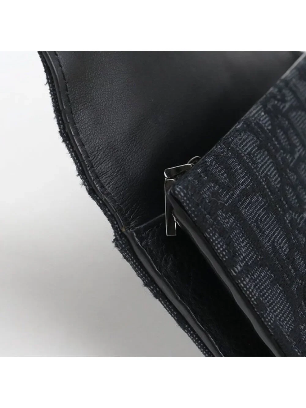 Dior Long Flap Wallet Oblique Bifold Jacquard